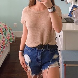 Cream Cupio Woven Top